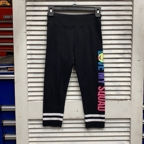 Justice Capri Leggings Size 12 Emoji